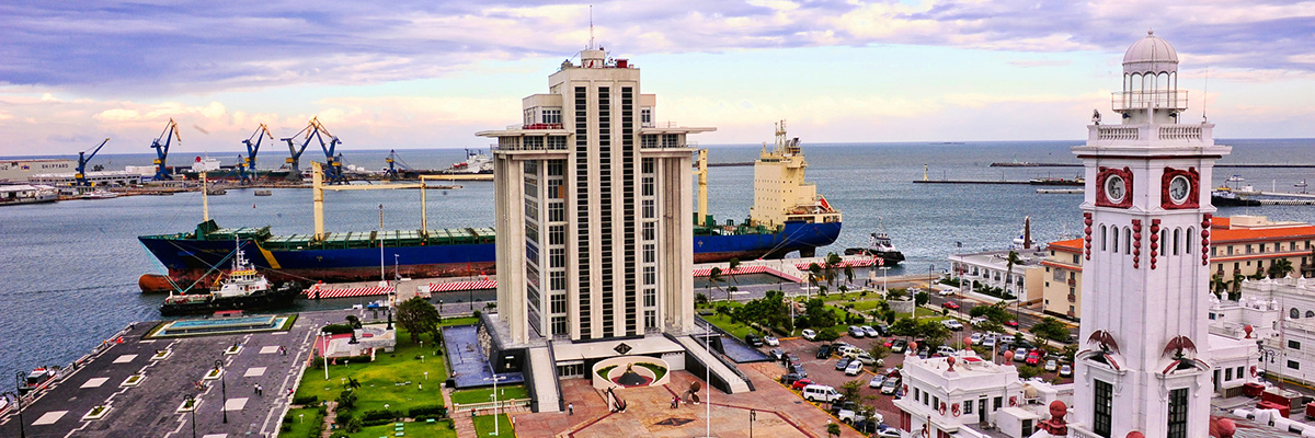 vista panoramica de puerto de Veeracruz