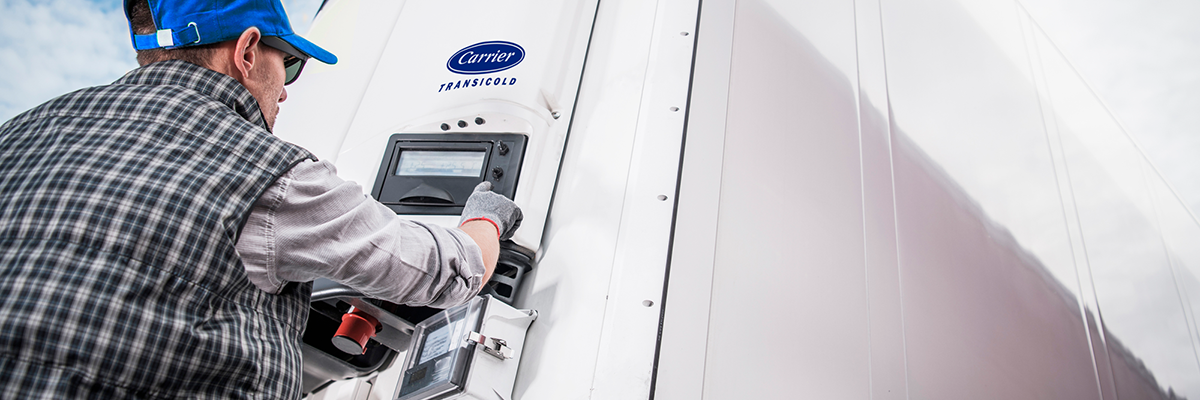 Ingeniero verificando un equipo Carrier