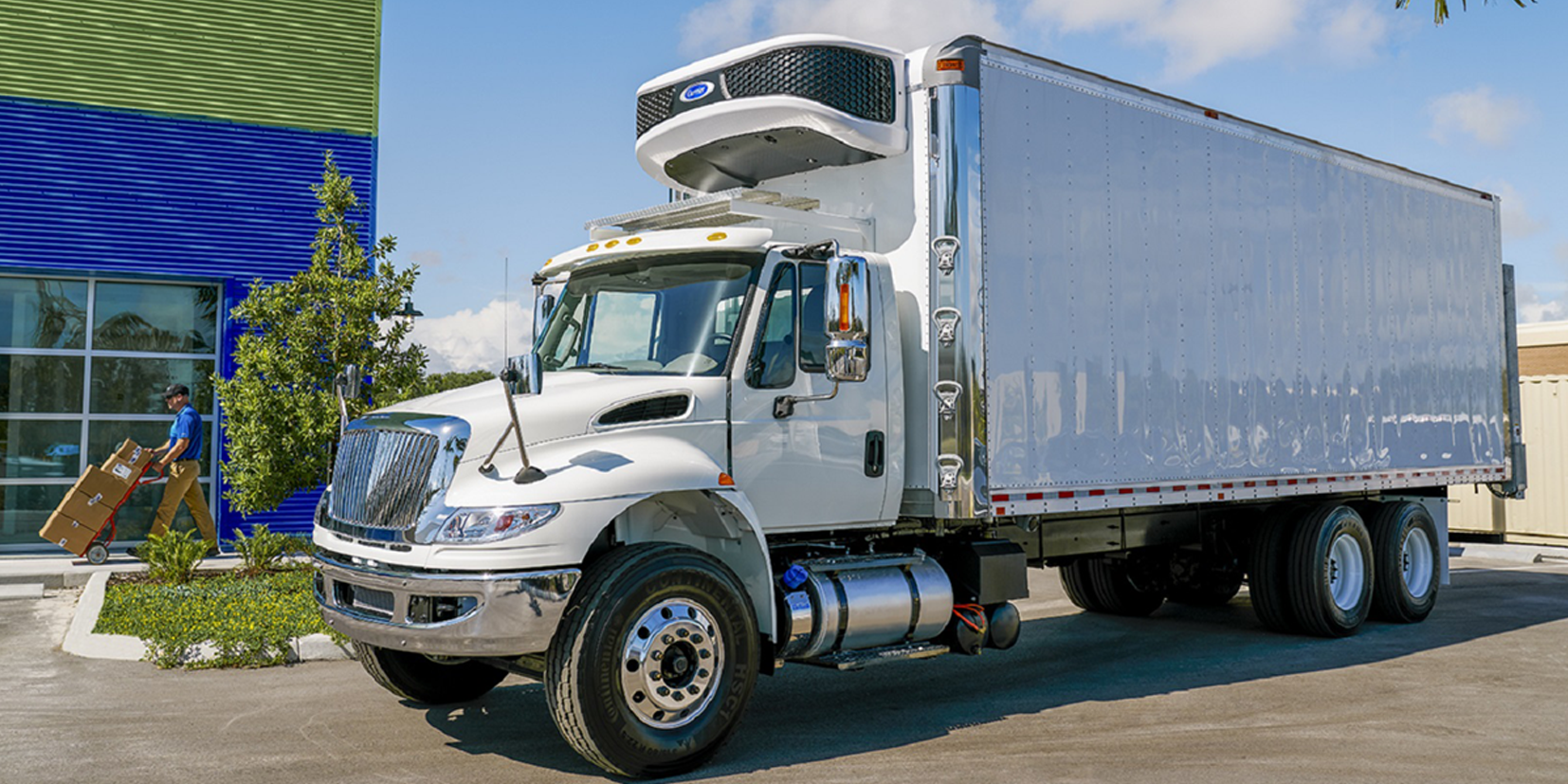 Camion con refrigeración Carrier