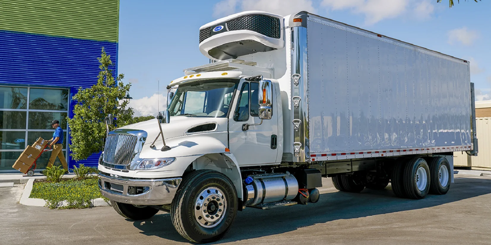 Camion con refrigeración Carrier